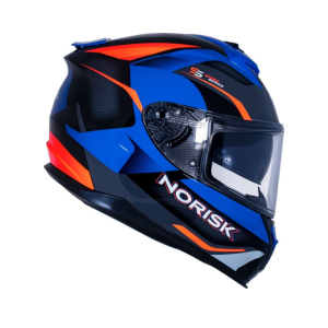 CAPACETE NORISK STRADA DRIVE BLUE/ORANGE/GREY 60/L