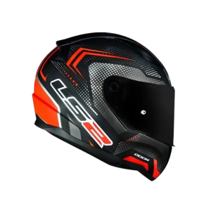 CAPACETE LS2 RAPID FF353 DOOM MATTE BLACK/RED 62/XL