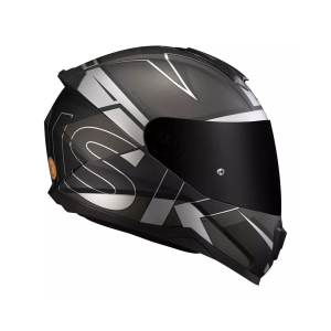 CAPACETE NORISK RAZOR AXIAL MATTE BLK/SILVER 56/S