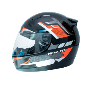 CAPACETE EBF NEW FIT SHIFT / TAMANHO 60 / PRETO/LARANJA