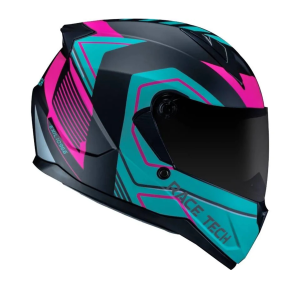 CAPACETE SECTOR EXILIO MATTE BLACK/FUCSIA / 58/M / RACETECH