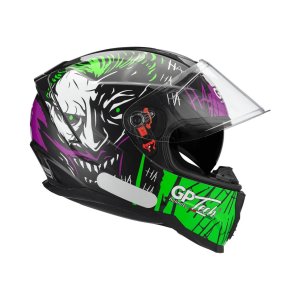 CAPACETE GP TECH ULTRA SV JOKER PRETO/VERDE/ROSA 56