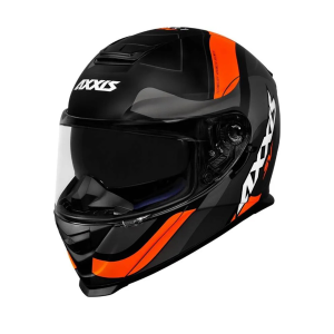 CAPACETE AXXIS EAGLE SV SMART MATT BLACK/GREY/ORANGE 58