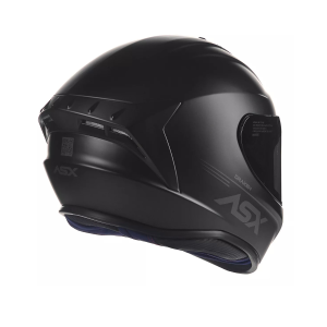 CAPACETE ASX DRAKEN SOLID BRILHO PRETO 60 L