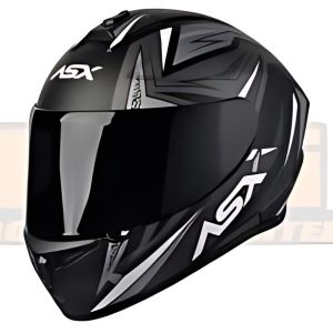 CAPACETE ASX DRAKEN VECTOR FOSCO PRETO/CINZA 56/S