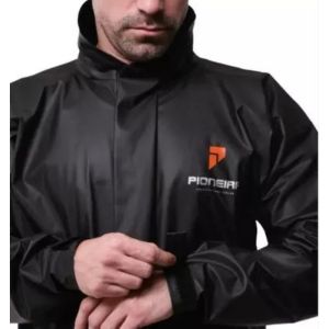 CAPA CHUVA PIONEIRA COMBATE GOLA MASCULINO PRETO GG 