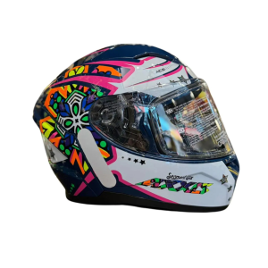 CAPACETE AXXIS SEGMENT STAR C7 / BLUE GLOSS / TAMANHO 58