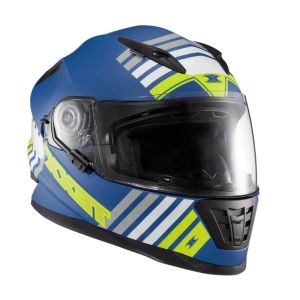 CAPACETE TEXX WING GRID AZUL/VERDE/BRANCO TAMANHO 60