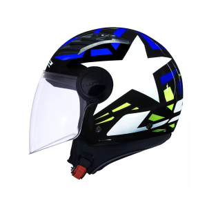 CAPACETE LS2 AIRFLOW OF562 STARWAR BLUE/ HV YELLOW 61