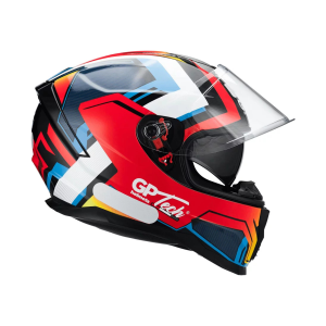 CAPACETE GP TECH ULTRA FUSION V2 SV PRETO-AZUL 56