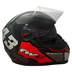 CAPACETE FW3 GTX 43 COM OCULOS GRAFITE 56