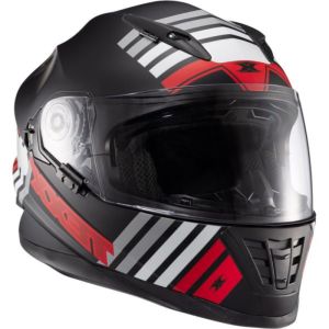 CAPACETE TEXX WING GRID PRETO/VERMELHO/BRANCO TAMANHO 58