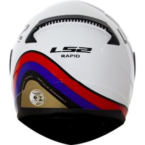 LS2 CAPACETE RAPID FF353 STARK WHT/RED/BLUE/GOLD 58/M