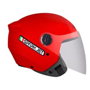 CAPACETE EBF SPARK JET SOLID / TAMANHO 56 / VERMELHO 