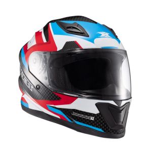 CAPACETE TEXX HAWK RIDE AZUL/VERDE/VERMELHO/PRETO TAMANHO 62