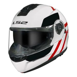 CAPACETE LS2 FF908 STROBE 2 AUTOX WHT/RED 58/M