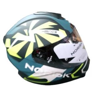 CAPACETE NORISK RAZOR GODSPEED MATTE BLUE/HV/YELLOW 56/S