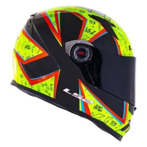 CAPACETE LS2 RAPID FF358 RAFAEL PASCHOALINO YELLOW 58/M COD FAB: 300-84/85