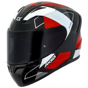 CAPACETE AXXIS SEGMENT SWITCH B5/ RED GLOSS / TAMANHO 60