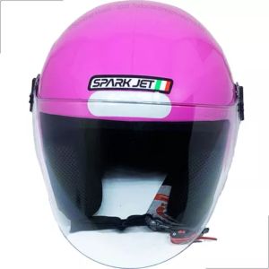 CAPACETE EBF SPARK JET SOLID / TAMANHO 56 / ROSA