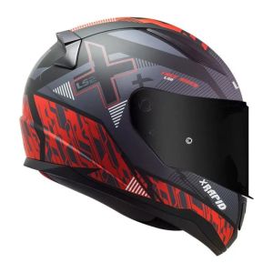 CAPACETE LS2 FF353 XTREET MATTE BLK/RED / 56/S