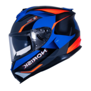 CAPACETE NORISK STRADA DRIVE BLUE/ORANGE/GREY 60/L