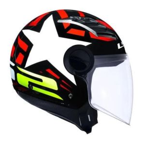 CAPACETE LS2 AIRFLOW OF562 STARWAR WHT/RED 61