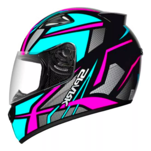 CAPACETE EBF SPIDER / TAMANHO 58 / PRETO/TIFANNY