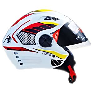 CAPACETE X OPEN BRANCO ALEMANHA 58 FW3