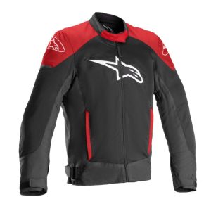 JAQUETA ALPINESTARS T SP X SUPER AIR  PRETO/VERMELHO FLUOR / TAMANHO M