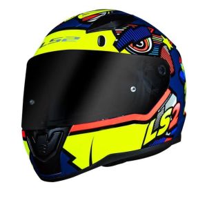 CAPACETE LS2 RAPID FF353 KHAN YELLOW/BLUE 56/S