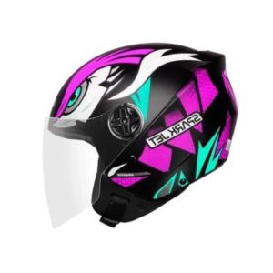 CAPACETE SPARK JET DRAGON 60 PRETO/ROXO