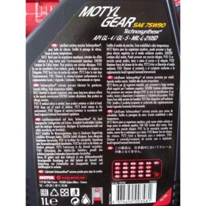 OLEO LUBRIFICANTE MOTUL MOTYLGEAR 75W90