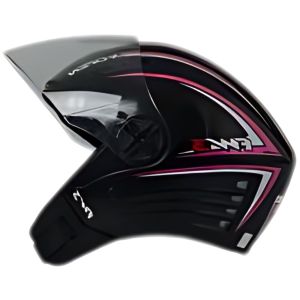 CAPACETE X OPEN PRETO / ROSA 56 / FW3