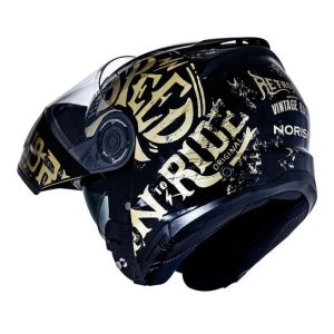 CAPACETE NORISK FORCE BORN TO RIDE GOLD 62/XL