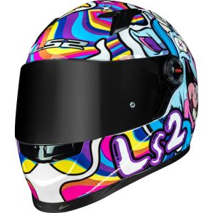 CAPACETE LS2  FF358 BUBBLE WHITE 58/M