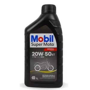 LUBRIFICANTE MOBIL SUPER MOTO 4T 20W50 - LITRO