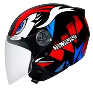 CAPACETE SPARK JET DRAGON 56 PRETO/VERMELHO