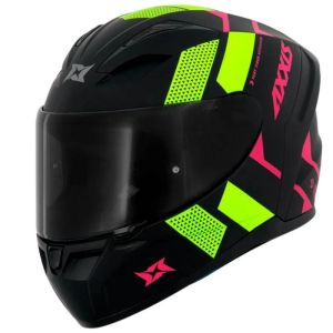 CAPACETE AXXIS SEGMENT APOLO SQUAME A3 / FLUOR YELLOW / TAMANHO 60