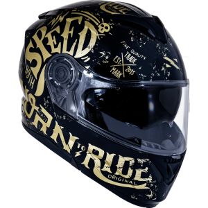 CAPACETE NORISK FORCE BORN TO RIDE GOLD 56/S