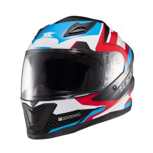 CAPACETE TEXX HAWK RIDE AZUL/VERDE/VERMELHO/PRETO TAMANHO 62