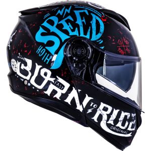 CAPACETE NORISK FORCE BORN TO RIDE BLUE 62/XL