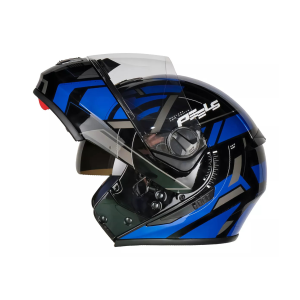 CAPACETE U-RB2 DYNAMIC PRETO / AZUL 60 PEELS