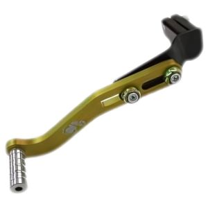 PEDAL CAMBIO ESPORTIVO COM REGULAGEM / BASE ENCAIXE LONGA / PRATA/DOURADO / CX3