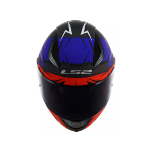 CAPACETE LS2 RAPID FF353 CROMO MATTE BLK/RED/BLUE 58