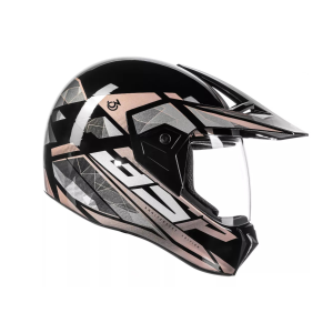 CAPACETE 3 SPORT 30TH PRETO PER/GRAFITE 58