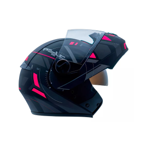 CAPACETE U-RB2 DYNAMIC PRETO FOSCO / PINK 56 / PEELS