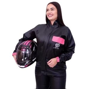 CAPA CHUVA STARCAPAS PVC FEMININA G (BOLSO INTERNO E EXTERNO)  - 7023