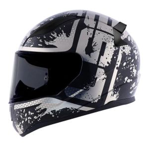 CAPACETE LS2 RAPID FF353 SPY BLACK/SILVER 58/M COD FAB: 168-124