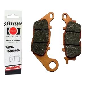 PASTILHA DE FREIO PARA MOTO FISCHER FJ230 CRYPTON/FAZER150/FACTOR150 DIANTEIRO